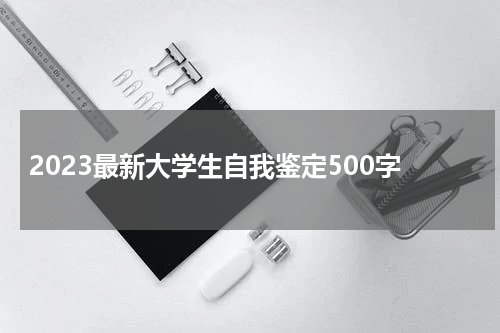 2023最新大学生自我鉴定500字