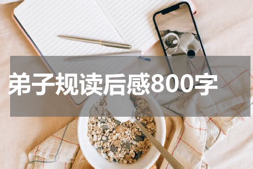弟子规读后感800字