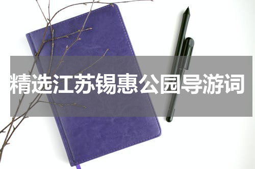 精选江苏锡惠公园导游词