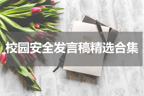 校园安全发言稿精选合集