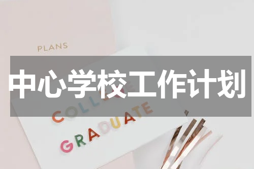 中心学校工作计划