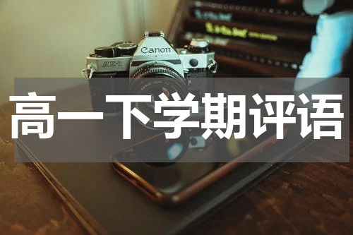 高一下学期评语