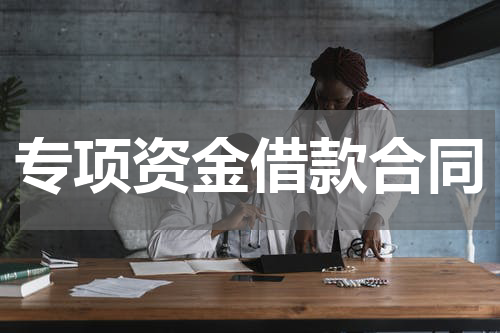 专项资金借款合同