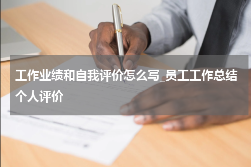 工作业绩和自我评价怎么写_员工工作总结个人评价