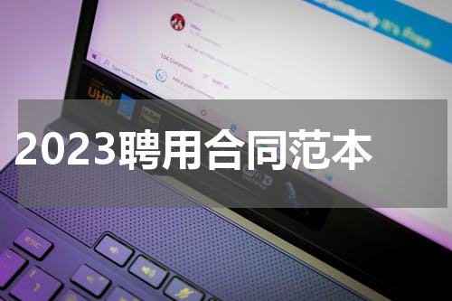 2023聘用合同范本