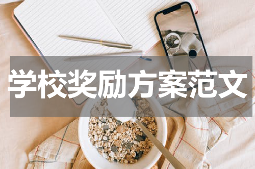 学校奖励方案范文
