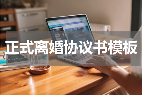 正式离婚协议书模板
