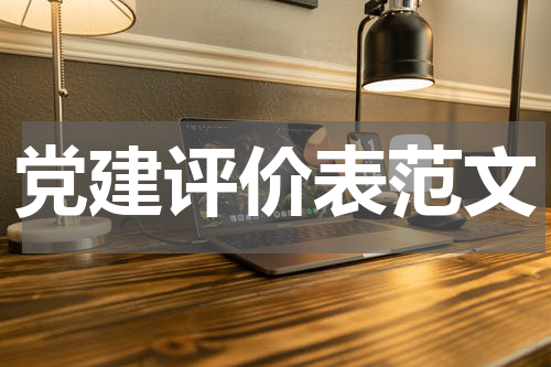 党建评价表范文