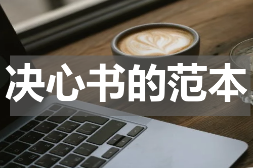 决心书的范本
