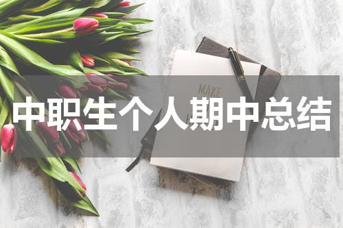 中职生个人期中总结