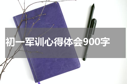 初一军训心得体会900字