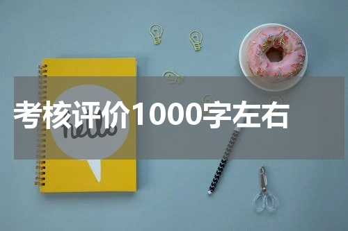 考核评价1000字左右