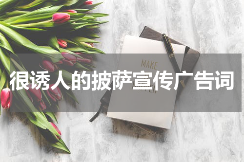 很诱人的披萨宣传广告词