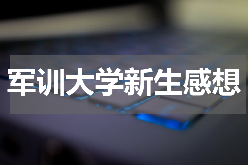 军训大学新生感想