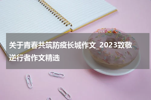关于青春共筑防疫长城作文_2023致敬逆行者作文精选
