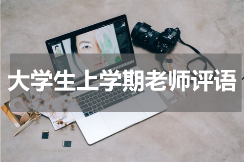 大学生上学期老师评语
