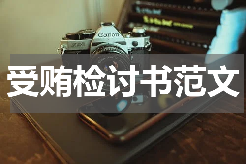 受贿检讨书范文