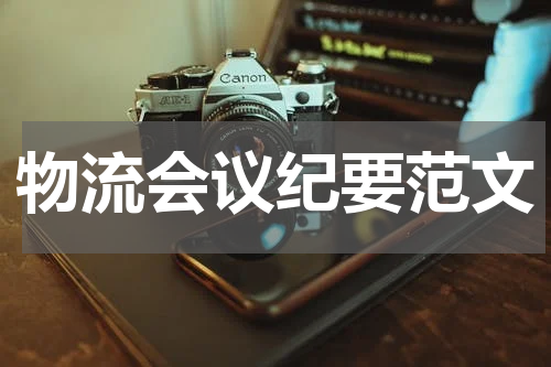 物流会议纪要范文