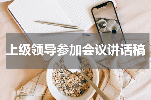 上级领导参加会议讲话稿