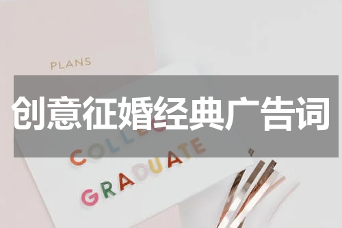 创意征婚经典广告词