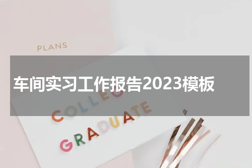 车间实习工作报告2023模板