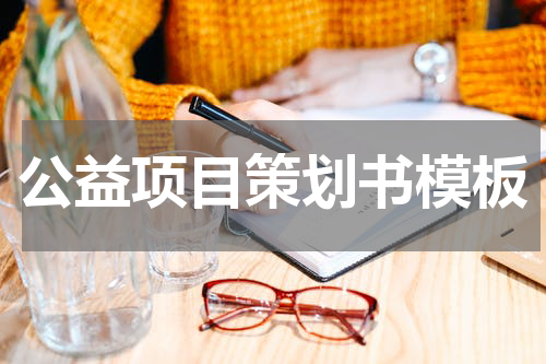 公益项目策划书模板