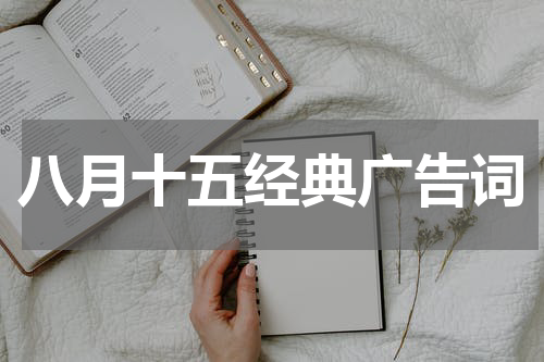 八月十五经典广告词