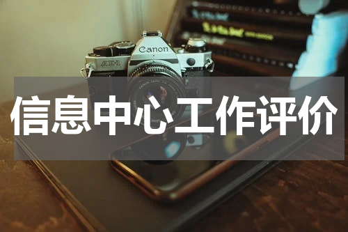 信息中心工作评价