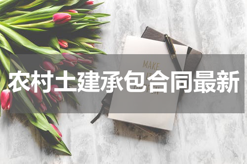 农村土建承包合同最新