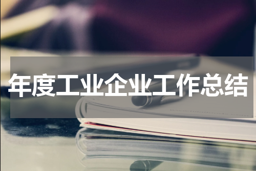 年度工业企业工作总结