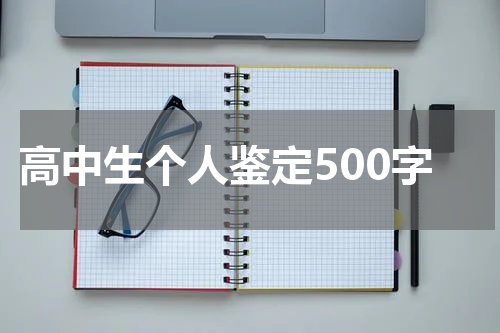 高中生个人鉴定500字