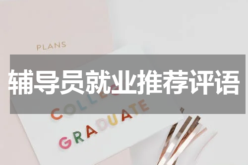 辅导员就业推荐评语