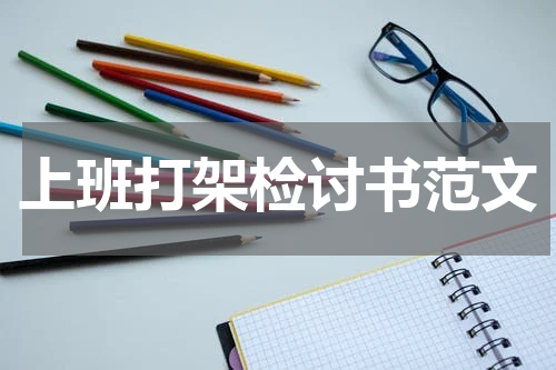 上班打架检讨书范文