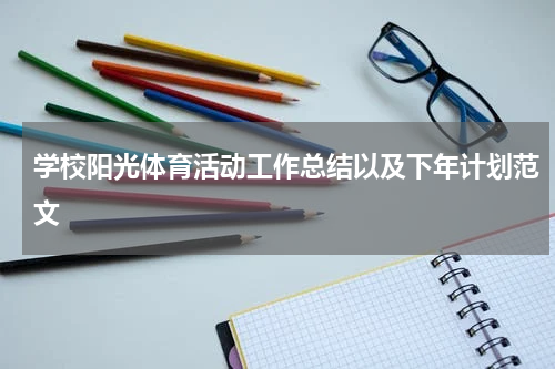 学校阳光体育活动工作总结以及下年计划范文