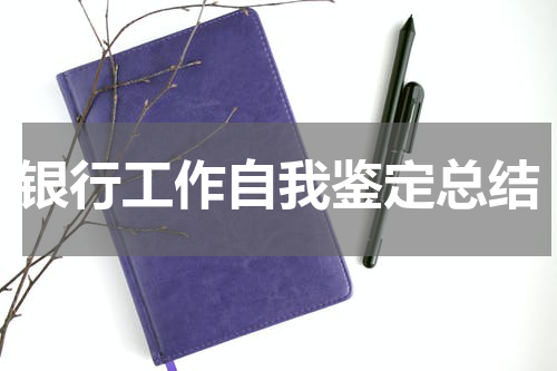 银行工作自我鉴定总结