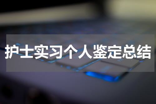 护士实习个人鉴定总结