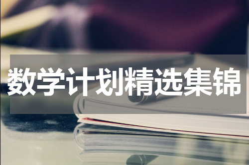 数学计划精选集锦
