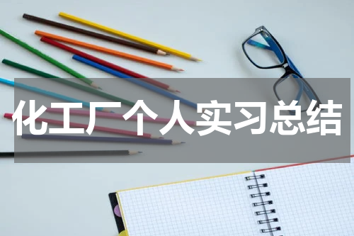 化工厂个人实习总结