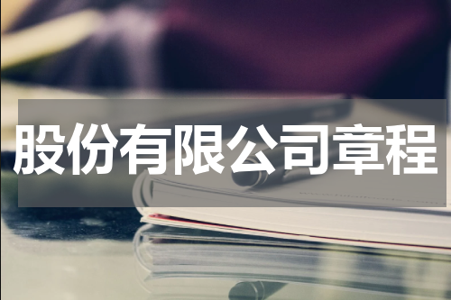 股份有限公司章程