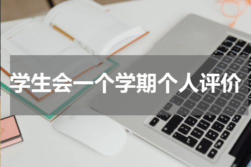 学生会一个学期个人评价