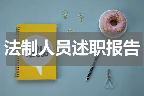 法制人员述职报告