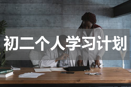 初二个人学习计划