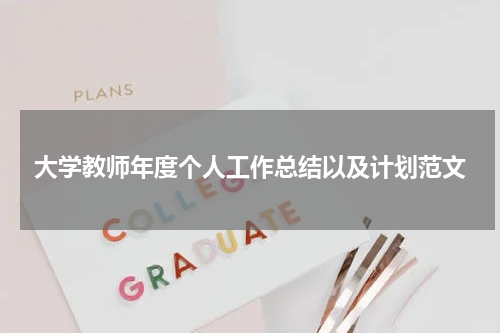 大学教师年度个人工作总结以及计划范文