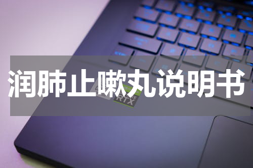润肺止嗽丸说明书