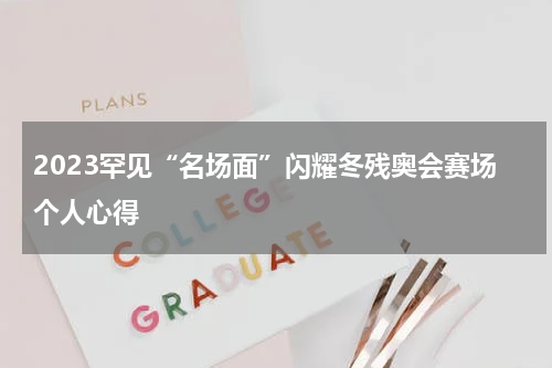 2023罕见“名场面”闪耀冬残奥会赛场个人心得
