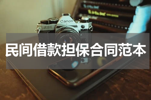 民间借款担保合同范本