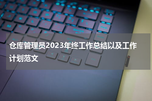 仓库管理员2023年终工作总结以及工作计划范文