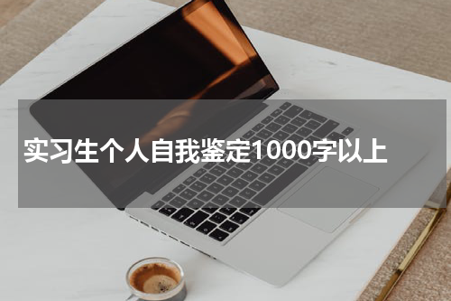实习生个人自我鉴定1000字以上