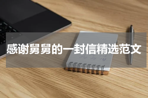 感谢舅舅的一封信精选范文