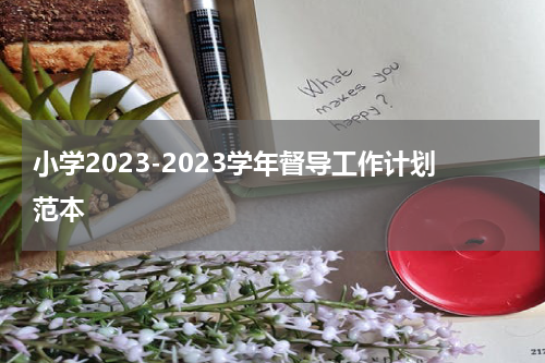 小学2023-2023学年督导工作计划范本